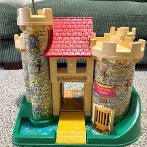 Vintage 1970s Fisher-Price Play Family Castle